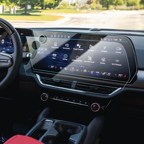 Vista 28 de Protector de Pantalla de Coche para 2015 2016 2017 2018 2019 Cadillac CTS Accesorios Navegación Pantalla Táctil Protector de Película de Vidrio