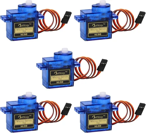 Vista 8 de 4 unidades de micro servos SG90 de 9g para control remoto de robot, helicóptero, avión, auto, barco