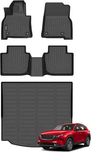 Vista 28 de Alfombrillas para Honda CRV 2002-2006, forros para todo tipo de clima, ajuste personalizado, accesorios duraderos para Honda CRV 2002-2006
