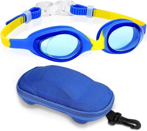 Vista 13 de Gafas de natación para niños, gafas de natación para niños y niñas, niños pequeños de 2 a 12 años