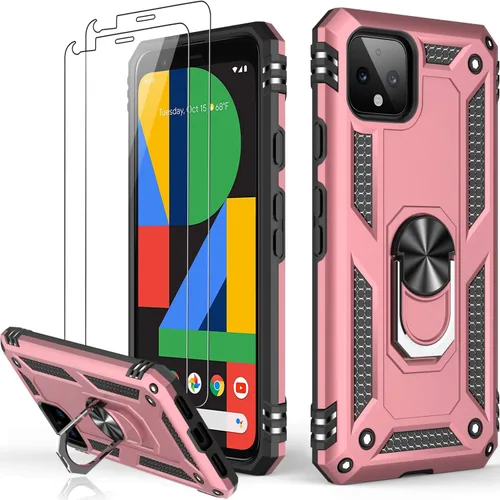 Vista 81 de LUMARKE para Google Pixel 3A XL - Funda con protector de pantalla, funda protectora grado militar probada contra caídas de 16 pies con soporte