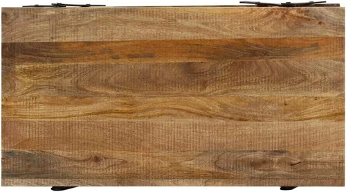 Vista 5 de Coffee Table 45.3x23.6 x15.7 Solid Mango Wood Modern for Living Room Small Outdoor Coffee Table Mesa De Centro para Sala for Park Dining Room