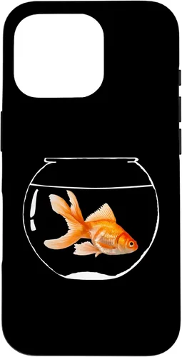 Vista 20 de iPhone 16 Goldfish Bowl Fish Fantail Goldfish Estuche para acuario de agua dulce