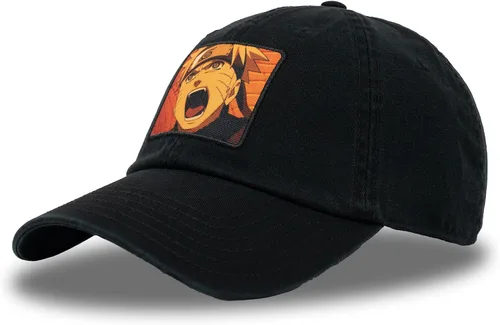 Vista 4 de Ripple Junction Naruto Shippuden - Gorro ajustable para adulto, diseño de anime para papá, con licencia