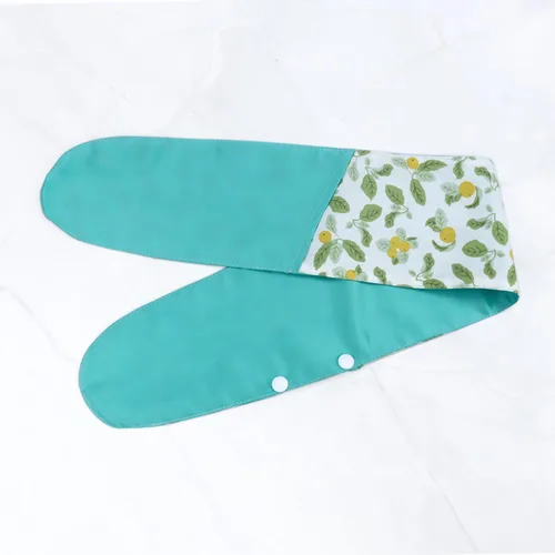 Vista 2 de Manoplas de eccema para arañazos para bebés con eccema o piel sensible, manoplas para raspar, ropa para tratamiento de eccema, Azul lago