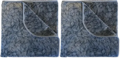 Vista 16 de Manta 100 % impermeable, sedosa, suave,para perros, gatos y personas, S, Negro/Carbón
