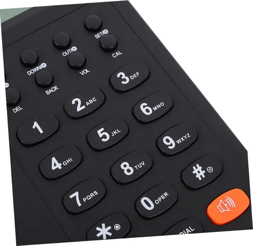 Vista 3 de Teléfono de escritorio Teléfono de oficina Botón fácil de usar Teléfono con cable reutilizable para una comunicación eficiente