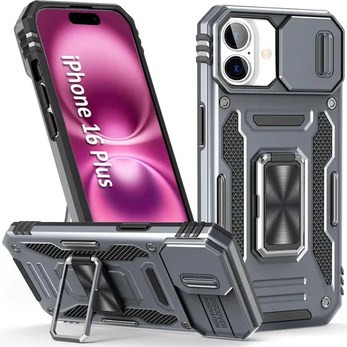 Vista 7 de Funda para iPhone 15 Pro, color verde alpino