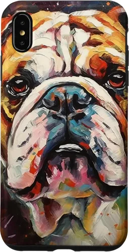 Vista 11 de Funda para iPhone 14 Pro Max English Bulldog Pet Paw Men Women Dog Lover
