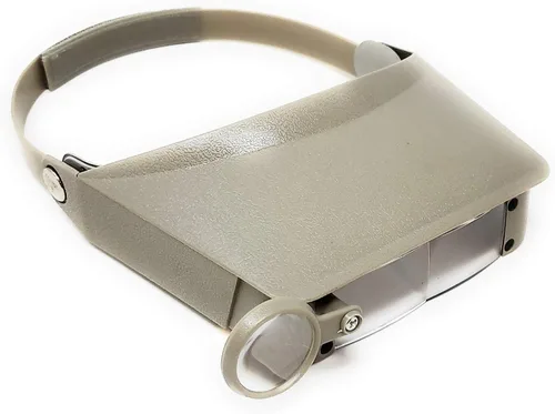 Vista 10 de Excel Blades MagniVisor - Lupas para la cabeza, auriculares montados en la cabeza, lupa para leer electrónica, reparación de relojes