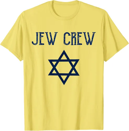 Vista 46 de Camiseta Jew Crew Jewish Star, gris, S