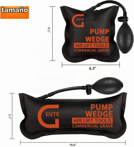 Vista 2 de Gute Bomba de bolsas de cuña de aire, paquete de 2 herramientas de bomba de cuña de aire inflables, herramienta de bolsa de cuña de aire, kit