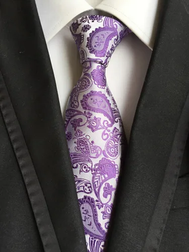 Vista 117 de WeiShang Lote de 6 corbatas clásicas de seda para hombre, corbatas tejidas jacquard