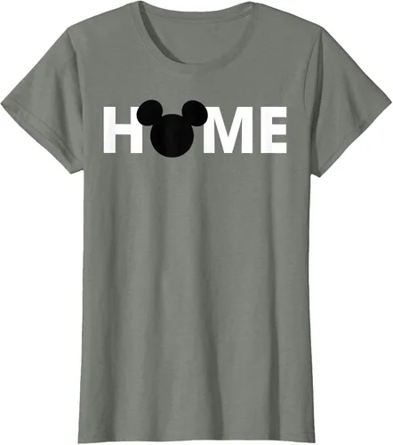 Vista 14 de Disney Mickey And Friends Mickey Silhouette Home - Camiseta, gris, S Gris Oscuro