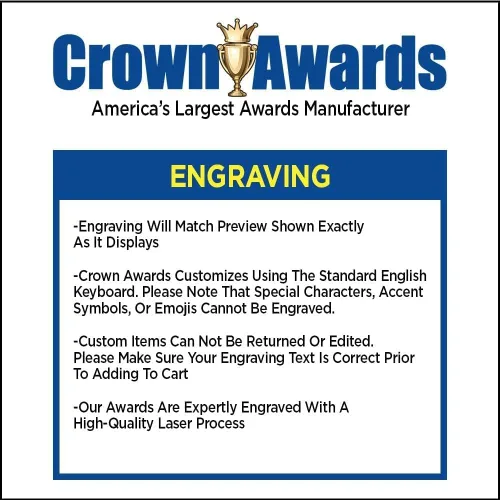 Vista 3 de Crown Awards Premio acrílico personalizado de 9.25 pulgadas de Gateway Skyline