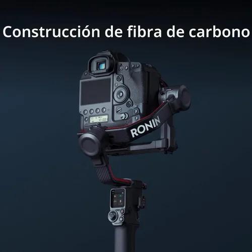 Vista 3 de DJI RS 2 Combo - Estabilizador cardán de 3 ejes para cámaras DSLR y sin espejo, Nikon, Sony, Panasonic, Canon, Fuji, carga útil probada de 10