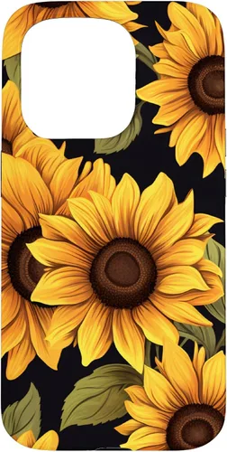 Vista 14 de Aesthetic Sunflowers Funda con diseño de flores silvestres para iPhone 17