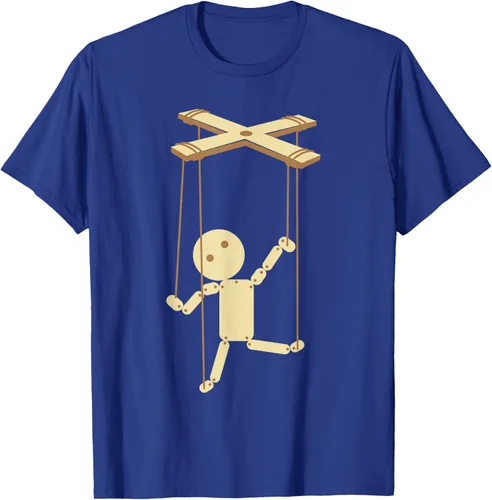 Vista 25 de Puppeteering - Camiseta de marionetas Ventrílocuo de tiriteros, Negro, S