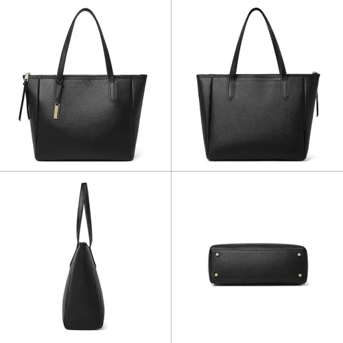 Vista 3 de DORIS&JACKY Leather Tote Bag Handbag For Women