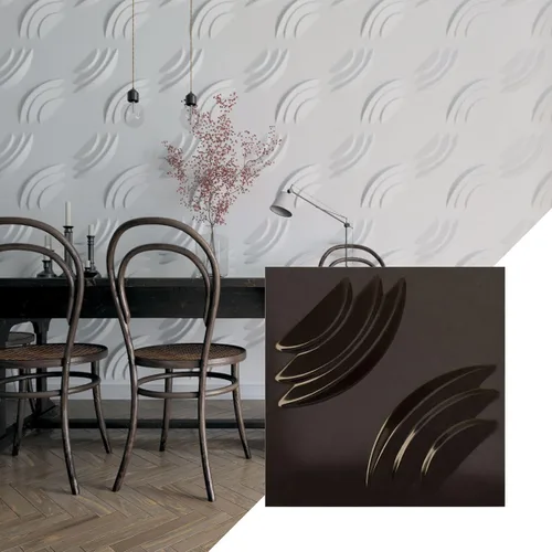 Vista 22 de Ekena Millwork WP20X20ARWH 19 5/8 pulgadas de ancho x 19 5/8 pulgadas de alto, artesano EnduraWall Decorativo 3D Panel de pared cubre 2.67 pies