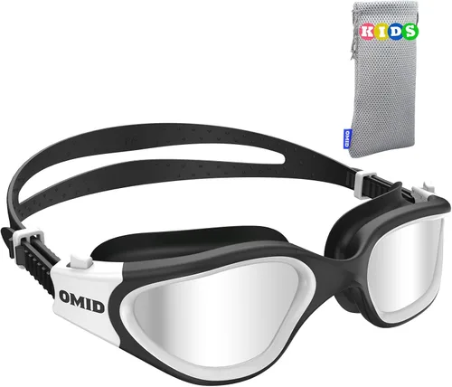 Vista 22 de OMID Kids Swim Goggles, P2mini Polarized Swimming Goggles Comfortable for Age 6-14