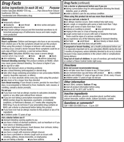 Vista 8 de TexaClear® Alivio del dolor y la congestión del pecho Sin tintes Multisíntoma Acción rápida 8 onzas