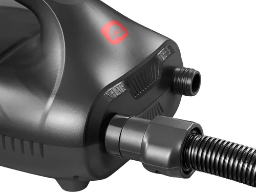 Vista 7 de Retrospec Breeze iSUP Bomba eléctrica Bomba de tabla de remo recargable inalámbrica Parada automática de 20 PSI Carga USB-C 6 boquillas