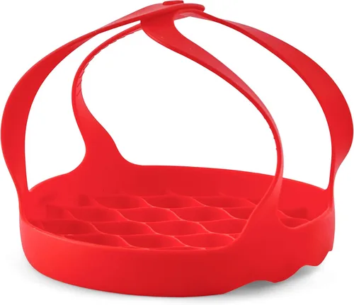 Vista 2 de Cuisipro Eslinga de silicona para cocinar y hornear, 19.75 x 7.88 x 1.13 pulgadas, rojo