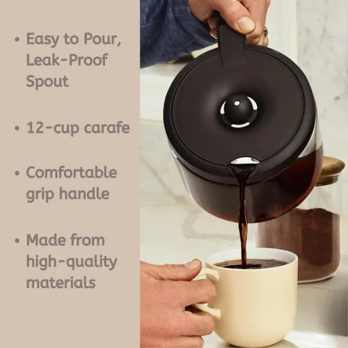 Vista 3 de Reemplazo de jarra de café de 12 tazas para cafeteras Keurig K-Duo Essentials y K-Duo Essentials Hot & Cold Brewer Models (K-Duo ESSENTIALS)