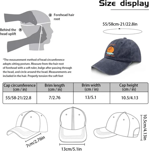 Vista 3 de Mens Ball Caps Flamingo Workout Hats for Mens Summer Caps Adjustable Shenaniganss Squad Sun Hat