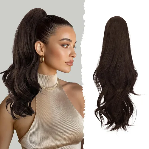 Vista 20 de SOFEIYAN Extensión de Cola de Caballo de 13" Larga y Rizada con Clip en Garra, Extensión de Cabello Sintético de Aspecto Natural para Mujeres