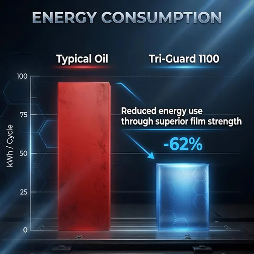 Vista 6 de Aceite de compresor de aire sintético sin detergente de 8,000 horas – TRI-Guard 1100, ISO 100, SAE 30 compresor de pistón – jarra de 1 galón