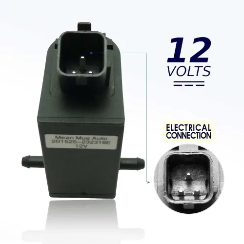 Vista 3 de 201525-232316E Bomba de limpiaparabrisas con arandela - Motor de arandela compatible con Hyundai, Kia - Reemplaza OEM #: 98510-1C100, 98510-26100