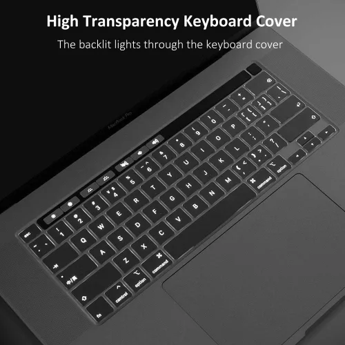 Vista 5 de ProElife Funda de teclado para MacBook Pro 2022 de 13,3 pulgadas con chip Apple M2 y MacBook Pro de 13 pulgadas 2021 2020 con Apple M1