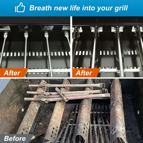 Vista 9 de Uniflasy Rejillas de cocción de 18 pulgadas y repuestos de parrilla para parrilla de gas Charbroil Performance de 6 quemadores, rejillas de cocción