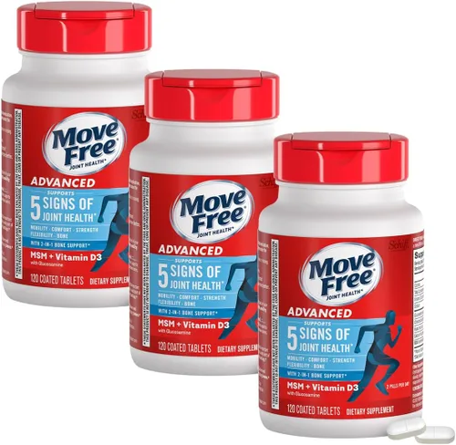 Vista 13 de Suplemento Move Free Advanced Plus MSM y vitamina D, 120 unidades, No Model, 1, 1