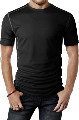 Vista 11 de H2H Camisetas deportivas de manga corta para hombre de varios estilos