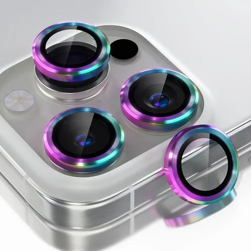 Vista 99 de Choiche Compatible para iPhone 16 Pro/iPhone 16 Pro Max Protector de Lente de Cámara, Vidrio Templado 9H Protector de Pantalla de Cubierta de Cámara