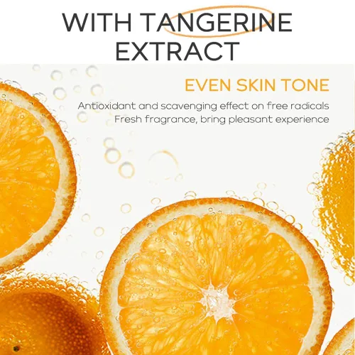 Vista 4 de Set de cuidado de la piel con vitamina C, kit hidratante para el cuidado de la piel de la cara con limpiador facial, suero facial, crema facial