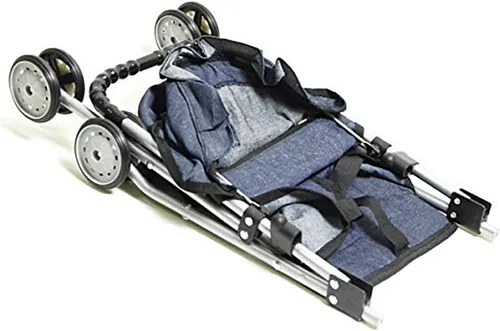 Vista 2 de Mi primer carriola para muñecas Denim para bebé muñeca