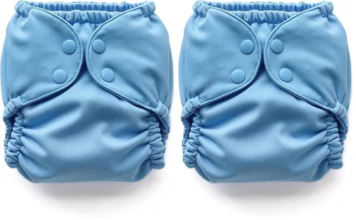 Vista 40 de Esembly Funda para pañales de tela – Pañal de natación reutilizable, impermeable, transpirable, capa exterior ajustable sobre interior absorbente