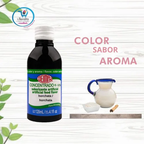 Vista 2 de Deiman Concentrado artificial de horchata aromatizante E-15 (4 fl oz)