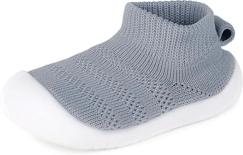 Vista 73 de Zapatos de bebé Pantuflas para niños pequeños, calcetines para niños y niñas, suela antideslizante