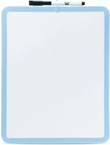 Vista 25 de Mr. Pen - Pizarra de borrado en seco, 14 x 11 pulgadas con un marcador negro de borrado en seco, pequeña pizarra blanca para estudiantes Marco