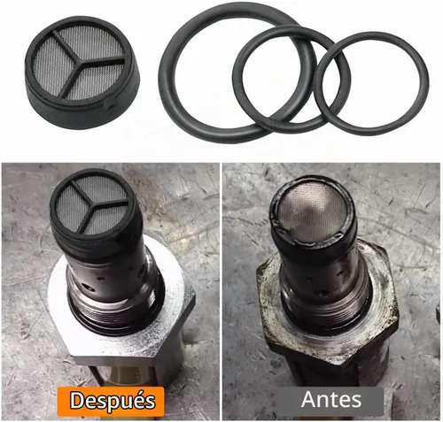 Vista 6 de Mekar Juego de enchufe de válvula IPR 6.0 y adaptadores de riel de aceite y herramienta de ajuste de prueba de aire de válvula IPR de bomba