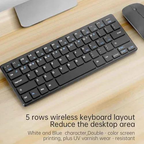 Vista 5 de Teclado y ratón, receptor USB 2.4G teclado conjunto teclado y accesorios de computadora
