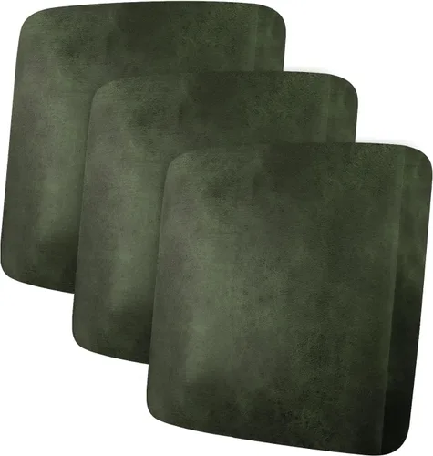 Vista 27 de ANARACHON Fundas de cojín de sofá con aspecto de cuero, juego de fundas de asiento de sofá, protector de muebles para sillón seccional, sofá biplaza