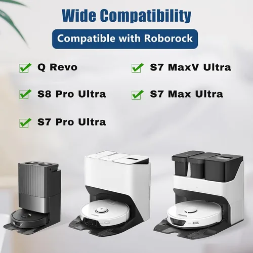 Vista 2 de 2 Pcs Silver Ion Module Replacement for Roborock S7maxv Ultra / S7 Pro Ultra/Q Revo / S8 / S8 Pro Ultra / S8+ / S8 Plus Vacuum Cleaner Accessories