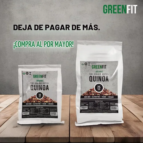 Vista 2 de OA QUINOA Now Greenfit Quinua Tricolor Orgánica Royal (5 Lb)