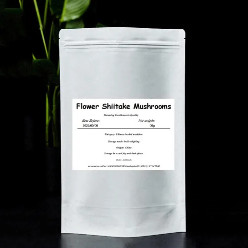 Vista 4 de Hongos Shiitake; Hongo Premium; Setas Shiitake Orgánicas Secas Micológicas,Champiñones Shiitake Premium secos (Hua gu-8.82 oz(0.55 libras))